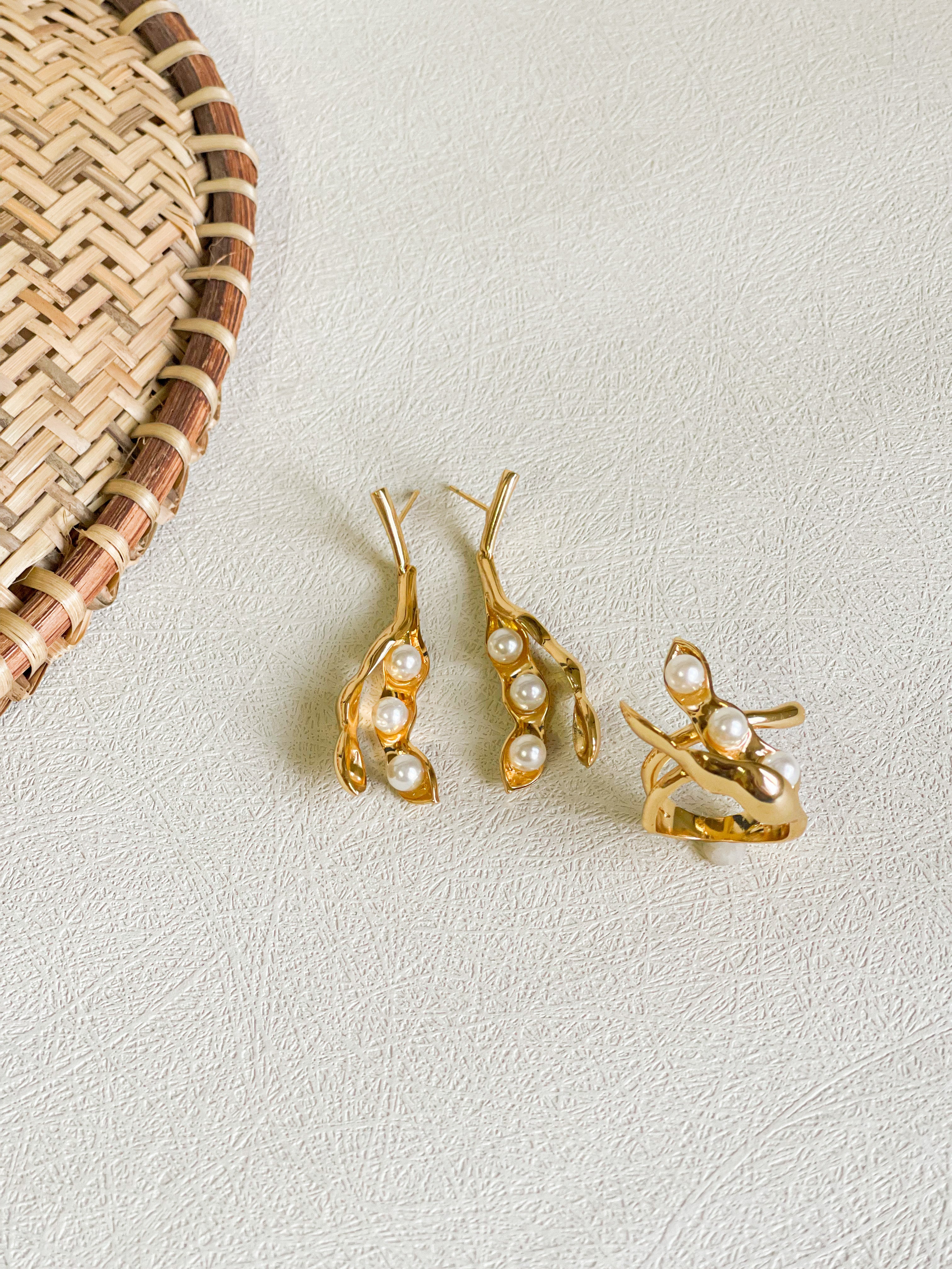 Aretes Soya Perlas