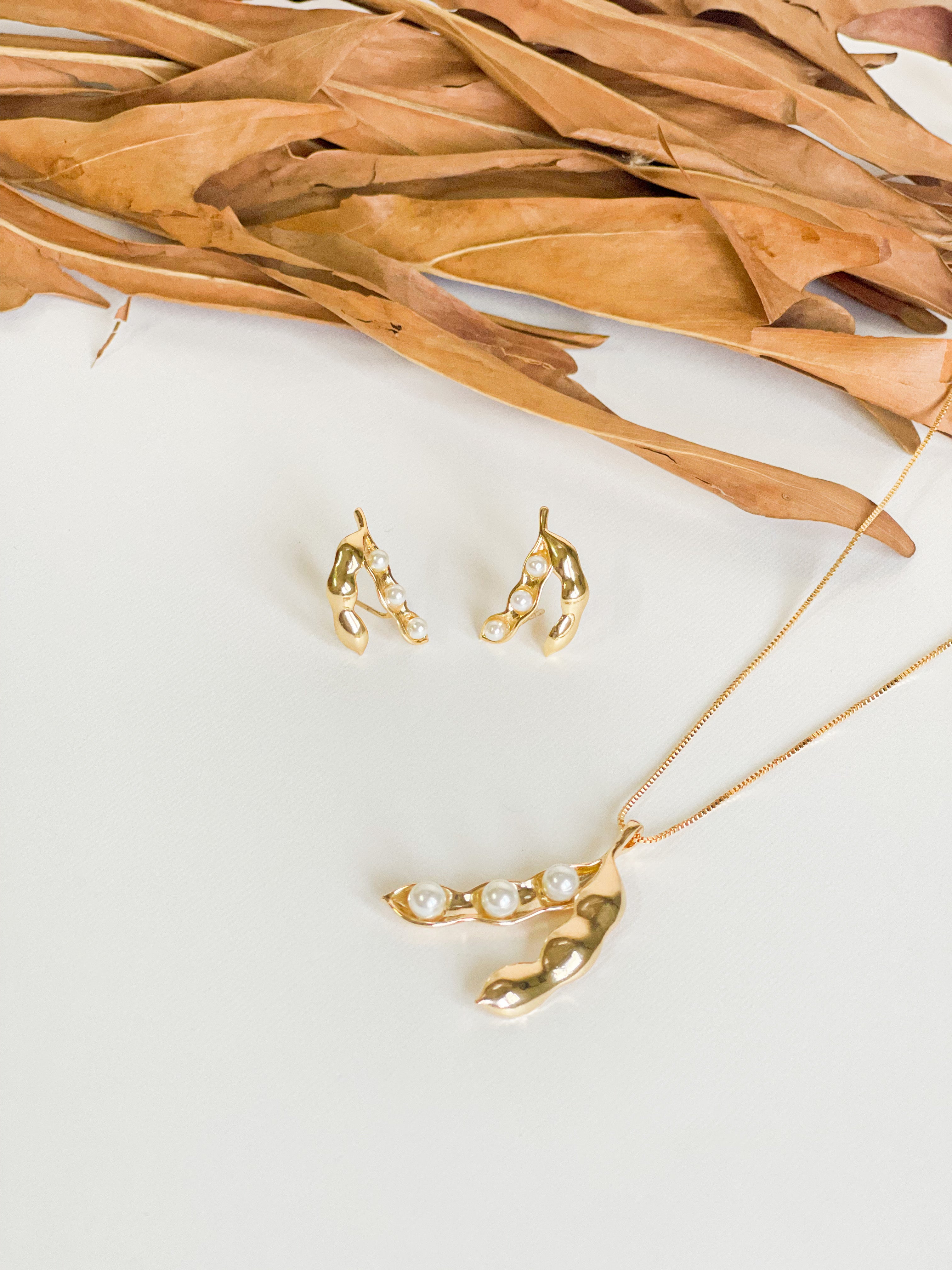 Aretes Mini Soya Perlas