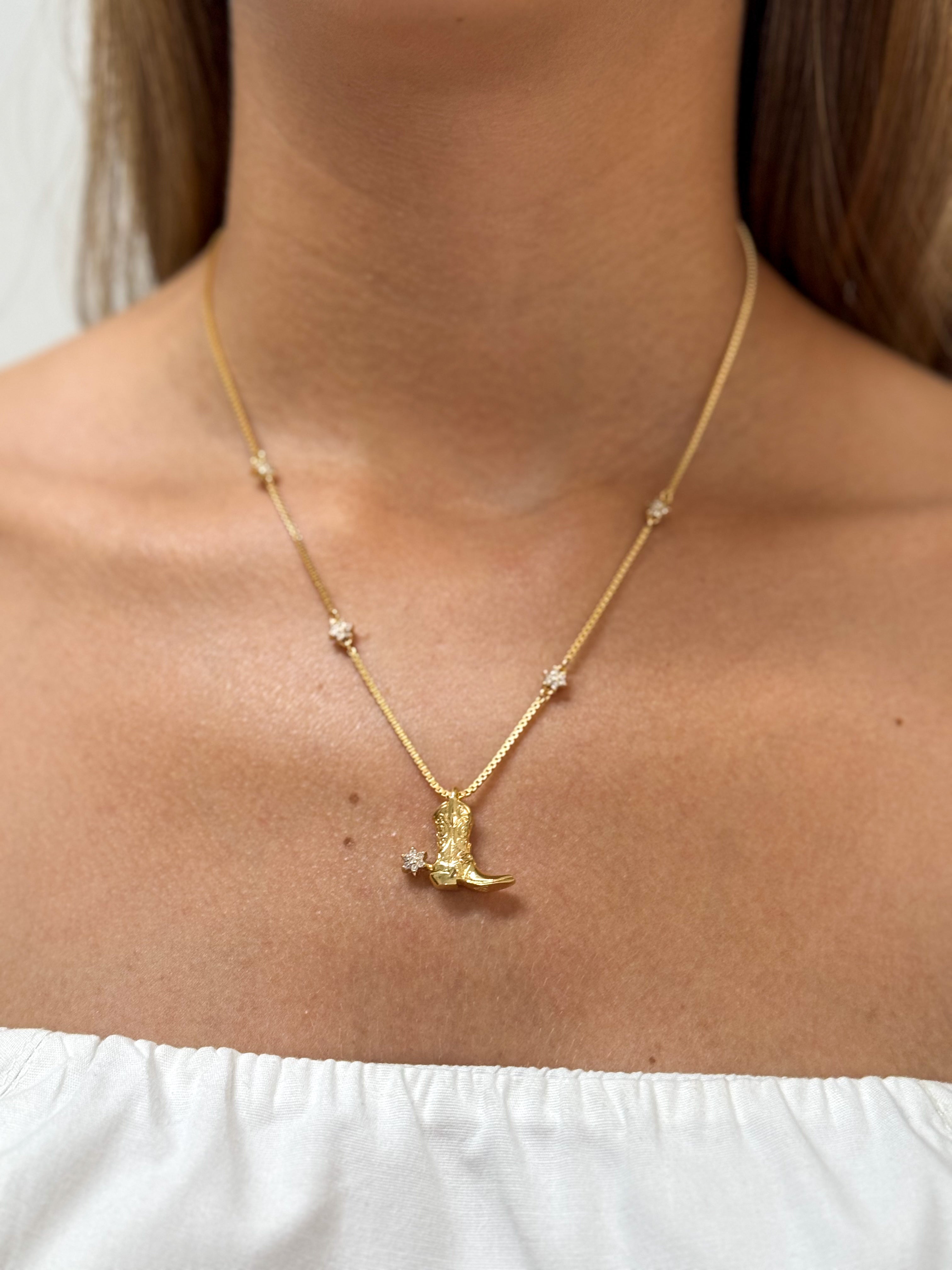 Collar Bota Texana