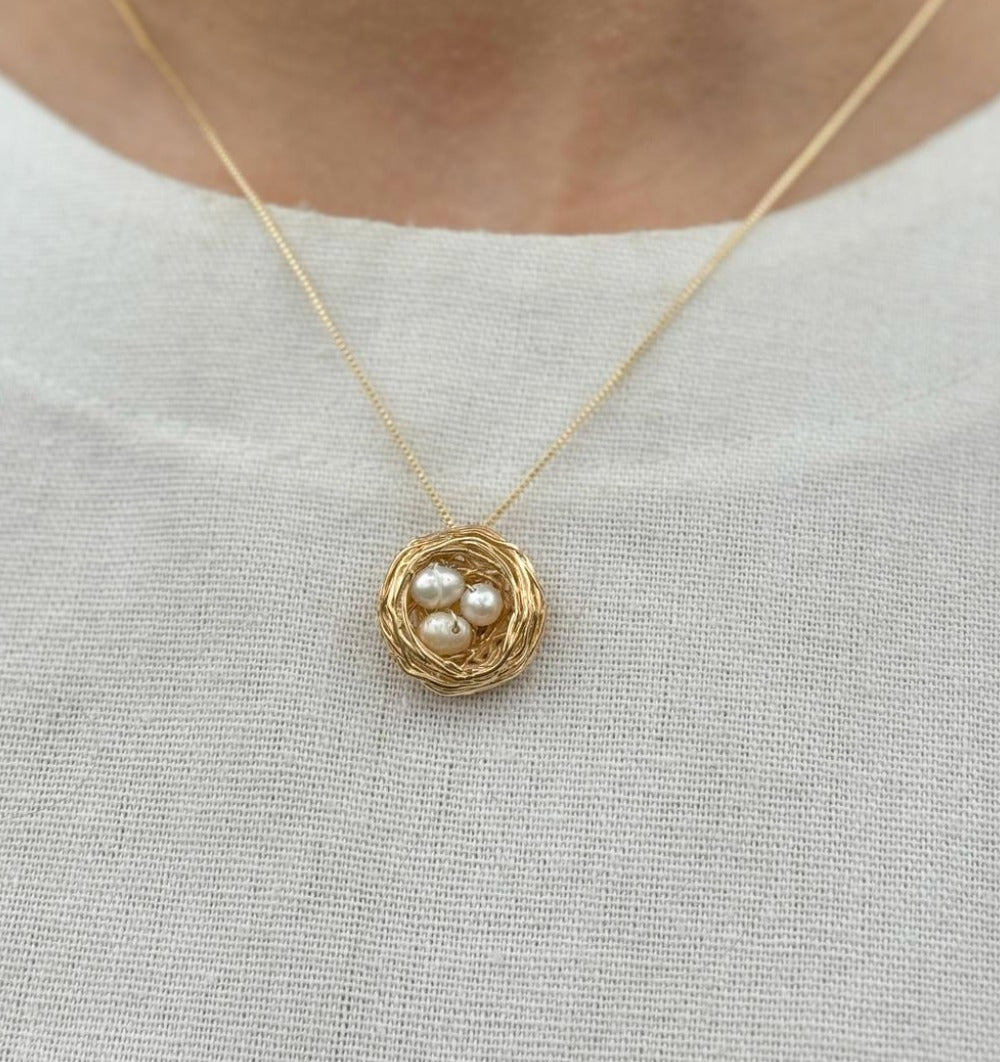 Collar Nido con Perlas
