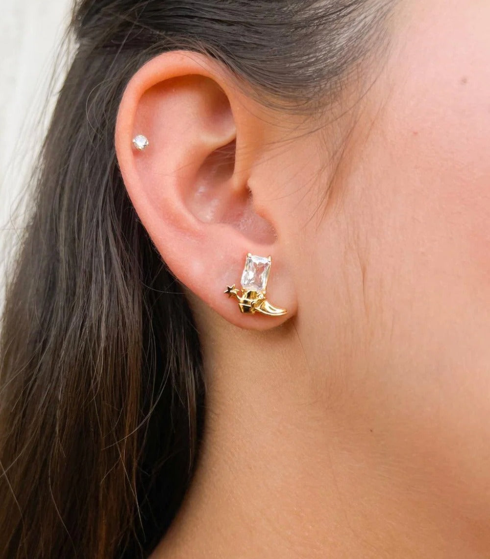 Aretes Bota Texana