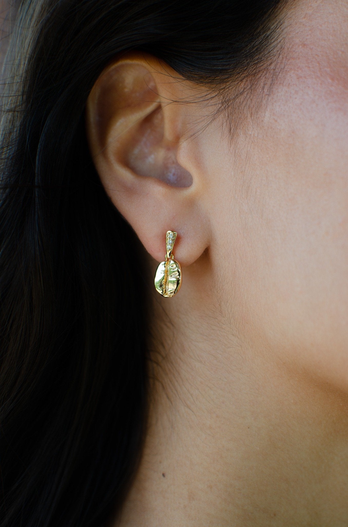 Aretes Grano de Café