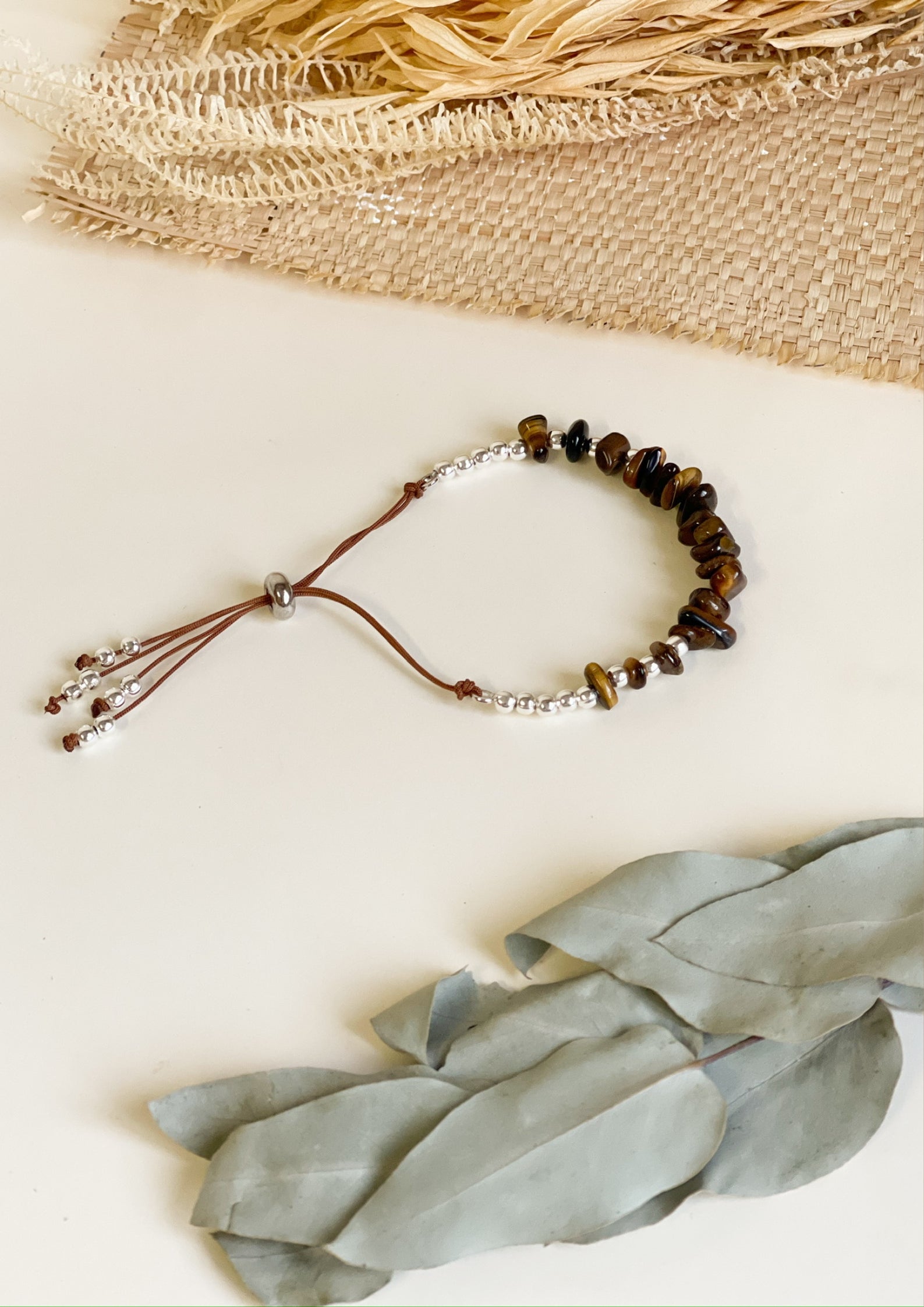 Pulsera de Piedras (baño en plata)
