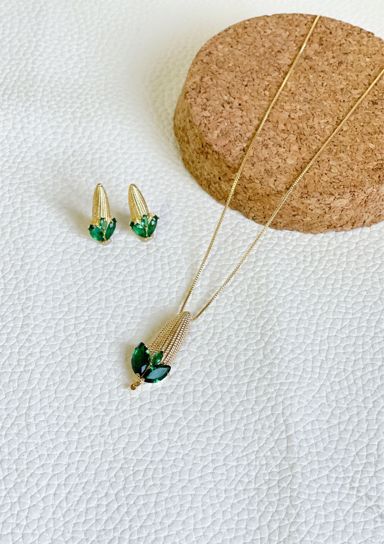 Collar Mazorca con Piedras