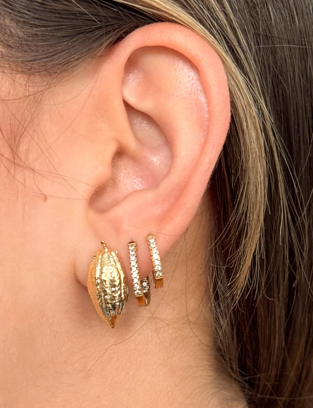 Aretes Cacao