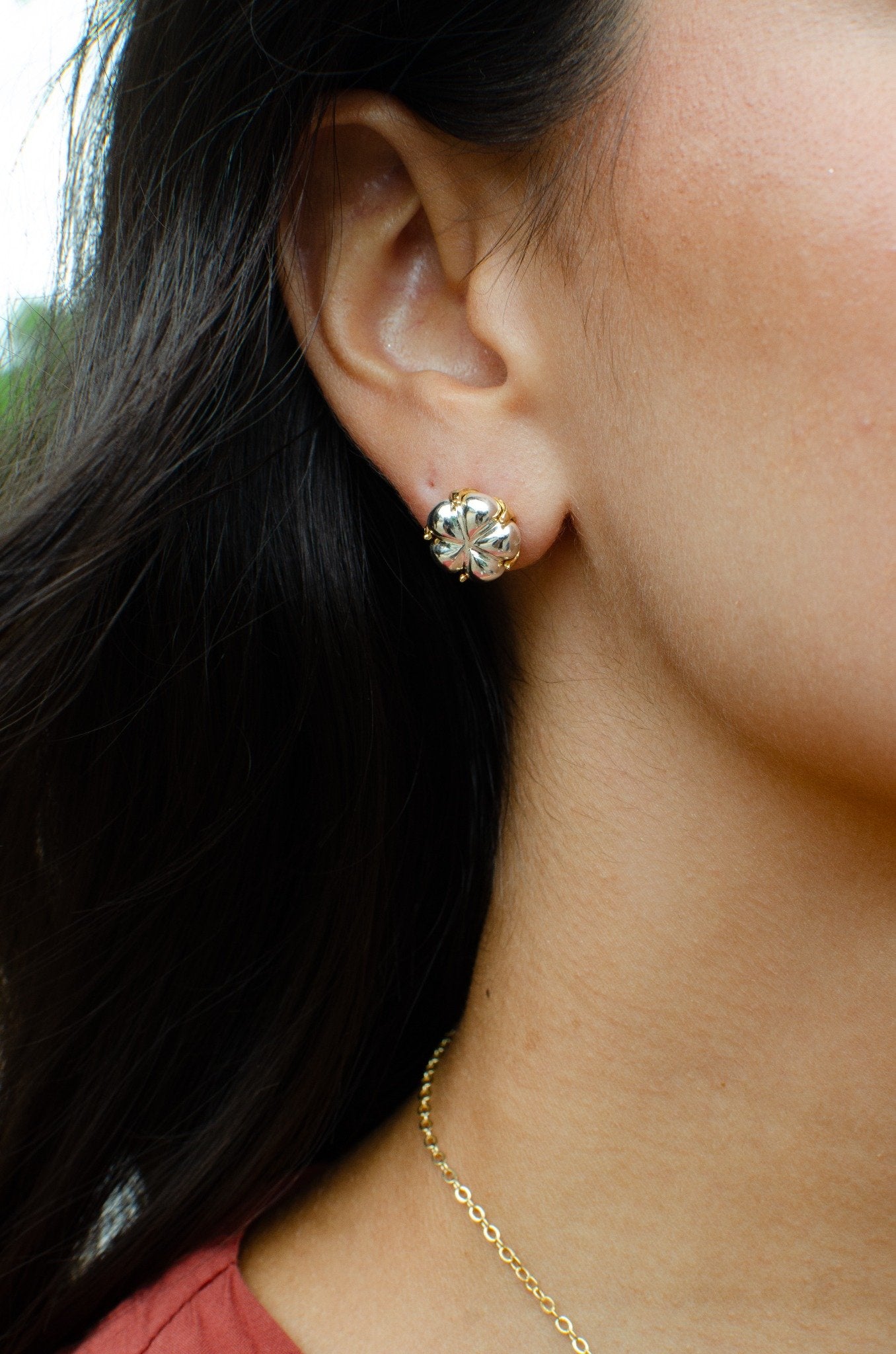 Aretes Algodón Bicolor