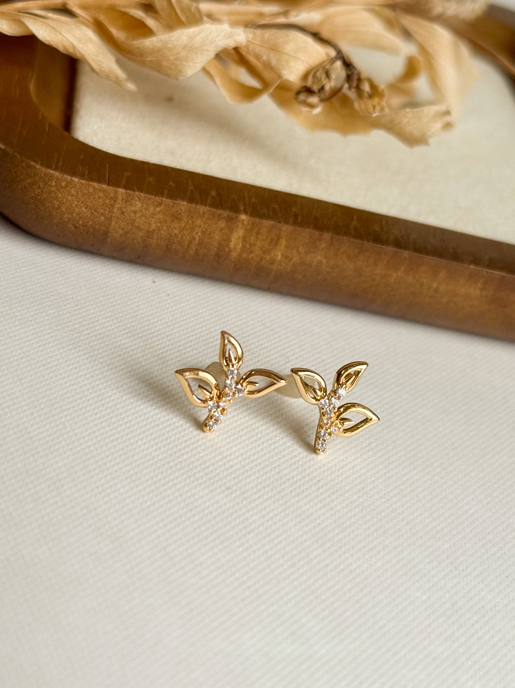 Aretes Brote Zirconias