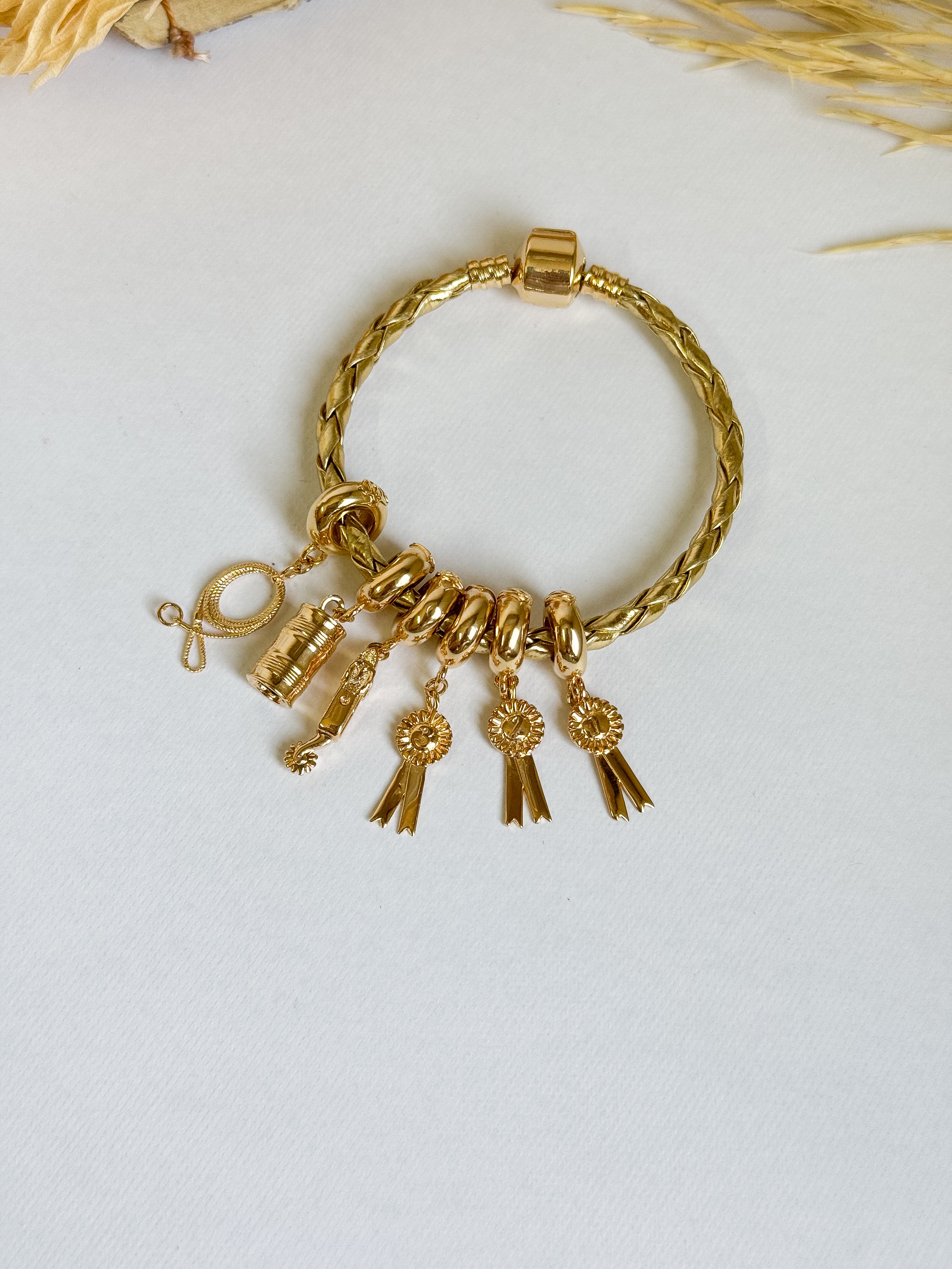 Pulsera de Cuero para Charms