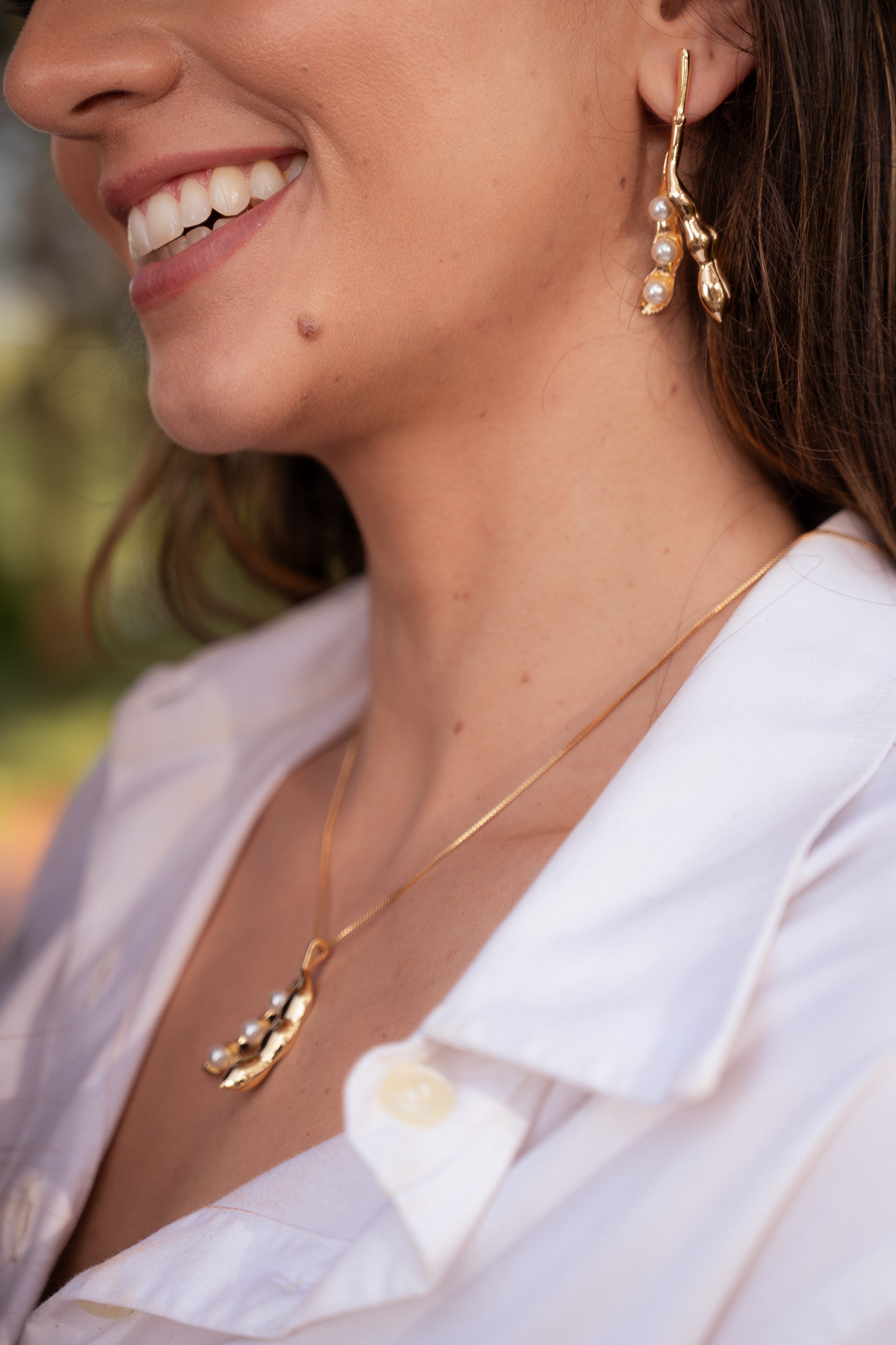Aretes Soya Perlas