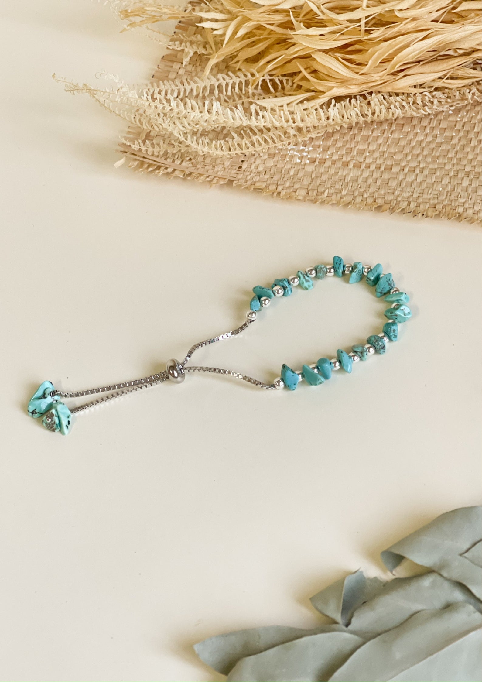 Pulsera de Piedras (baño en plata)
